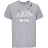 T-Shirt - Time Flies (Grau Weiß - Meliert)