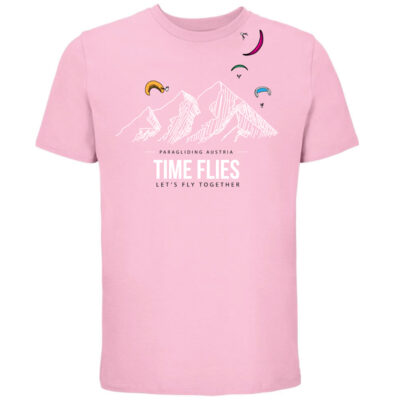 Dass FlugGaile Paragliding Austria Time Flies T-Shirt